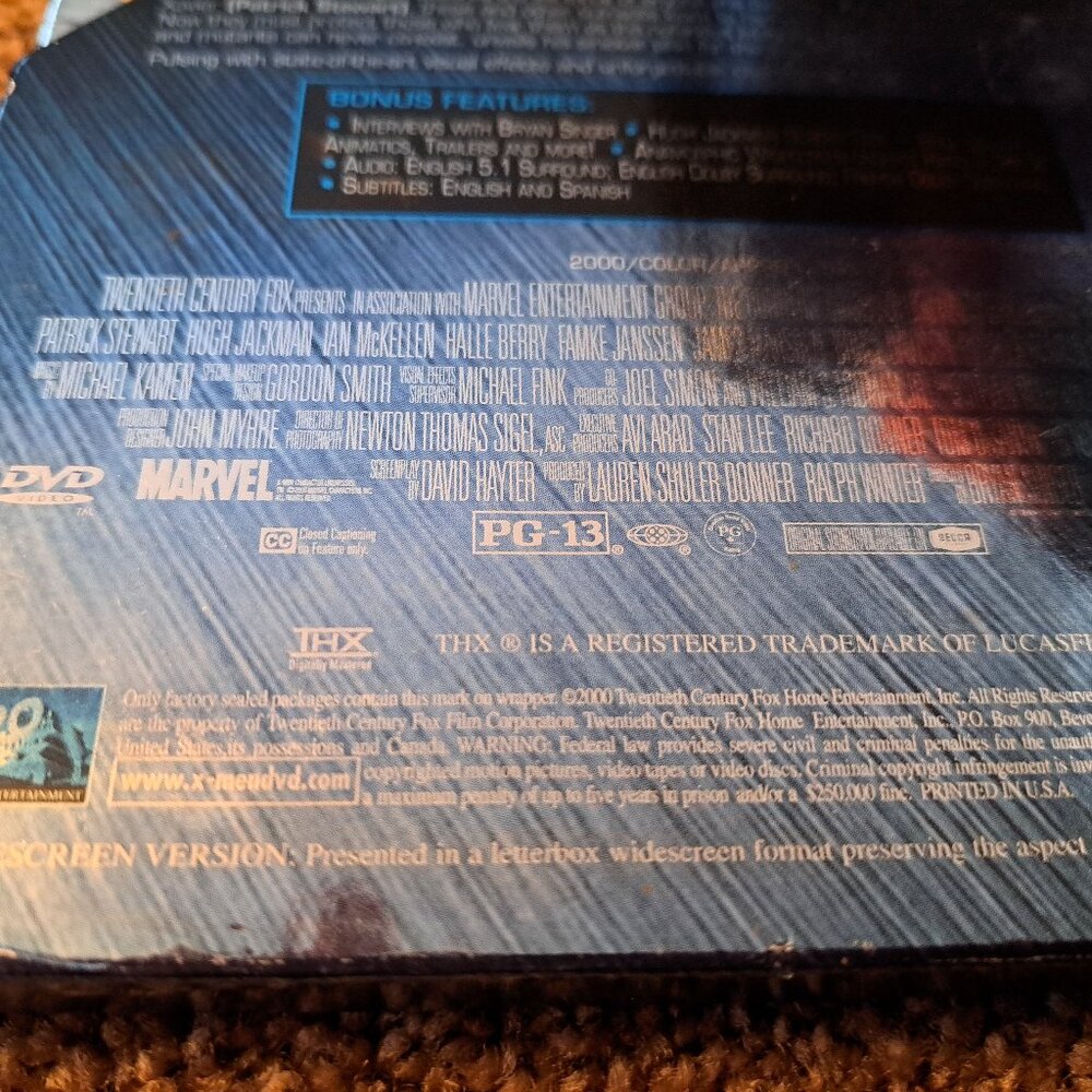 X -MEN Twentieth Century Fox ,Marvel DVD - Picture 3 of 5